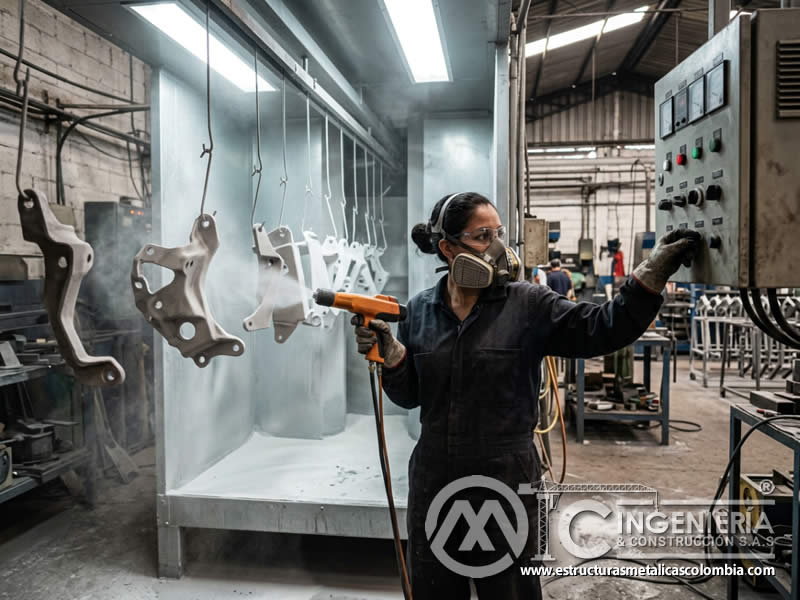 Conocimiento técnico en pintura en polvo aplicada con sandblasting en Bogotá, Colombia. Montajes, Ingeniería y Construcción. MIC SAS. Conocimiento técnico en pintura en polvo aplicada con sandblasting en Bogotá, Colombia. Montajes, Ingeniería y Construcción. MIC SAS.