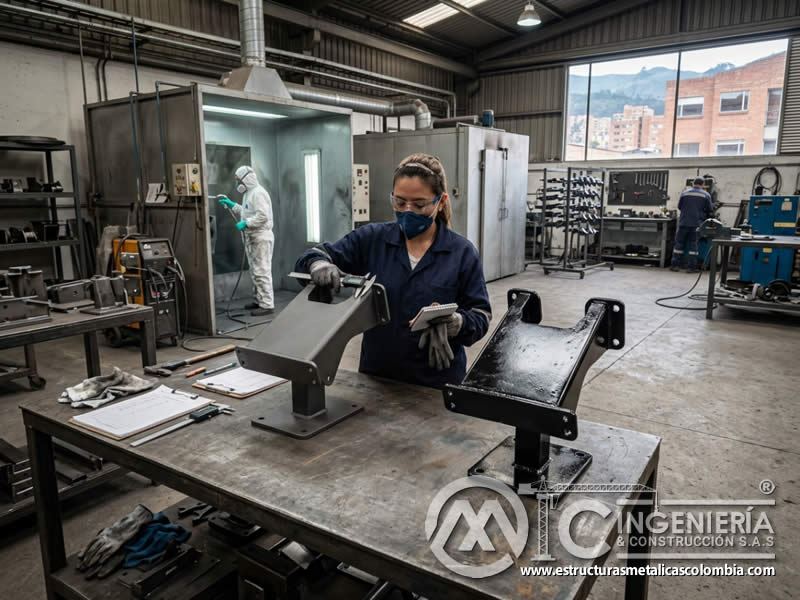 Diferencia entre pintura en polvo y líquida sobre metal con sandblasting en Bogotá, Colombia. Montajes, Ingeniería y Construcción. MIC SAS. Diferencia entre pintura en polvo y líquida sobre metal con sandblasting en Bogotá, Colombia. Montajes, Ingeniería y Construcción. MIC SAS.