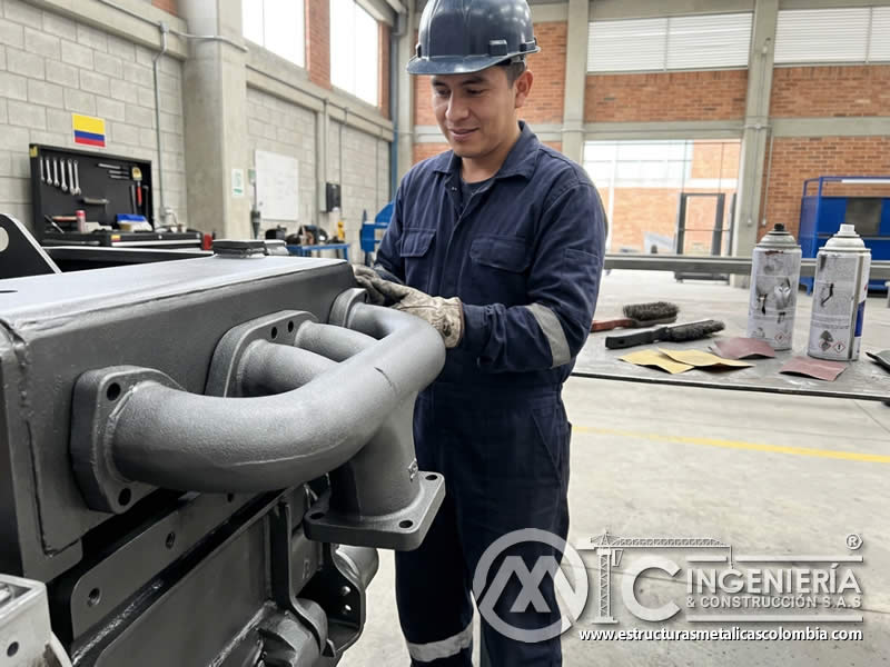 Menor mantenimiento de pintura en polvo aplicada tras sandblasting en Bogotá, Colombia. Montajes, Ingeniería y Construcción. MIC SAS. Menor mantenimiento de pintura en polvo aplicada tras sandblasting en Bogotá, Colombia. Montajes, Ingeniería y Construcción. MIC SAS.