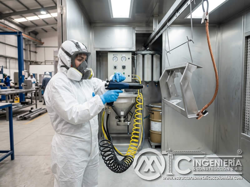 Ajuste de pistola electrostática para pintura en polvo y sandblasting en Bogotá, Colombia. Montajes, Ingeniería y Construcción. MIC SAS. Ajuste de pistola electrostática para pintura en polvo y sandblasting en Bogotá, Colombia. Montajes, Ingeniería y Construcción. MIC SAS.