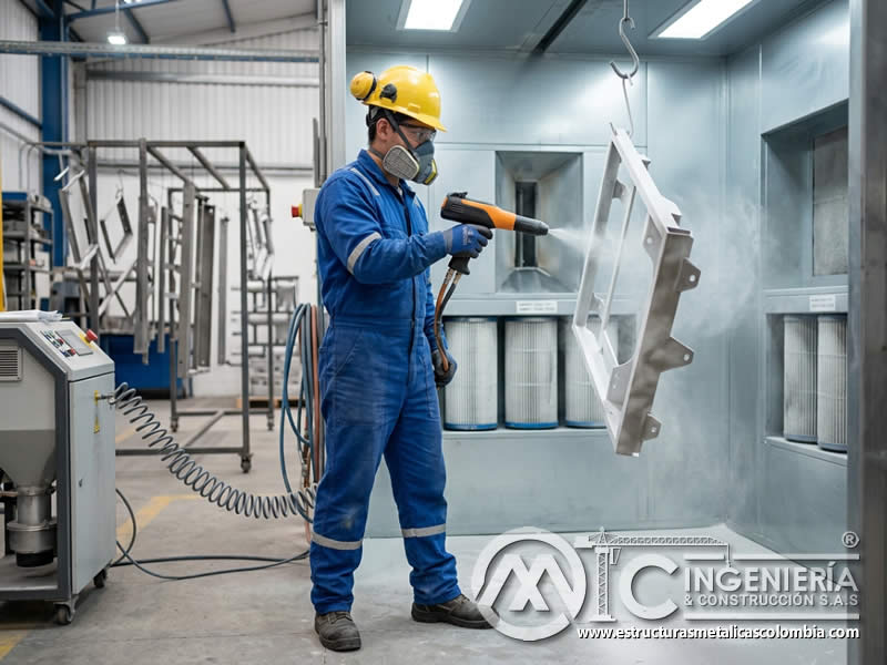 Ergonomía de pistola de pintura en polvo con sandblasting en Bogotá, Colombia. Montajes, Ingeniería y Construcción. MIC SAS. Ergonomía de pistola de pintura en polvo con sandblasting en Bogotá, Colombia. Montajes, Ingeniería y Construcción. MIC SAS.