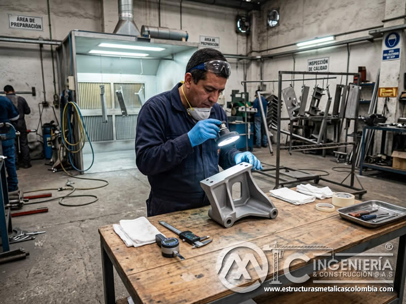 Preparación de superficie para pintura en polvo con sandblasting en Bogotá, Colombia. Montajes, Ingeniería y Construcción. MIC SAS. Preparación de superficie para pintura en polvo con sandblasting en Bogotá, Colombia. Montajes, Ingeniería y Construcción. MIC SAS.
