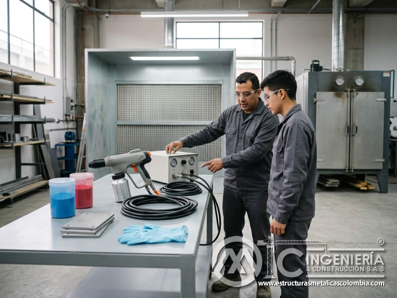 Equipo y pistola de pintura en polvo con sandblasting en Bogotá, Colombia. Montajes, Ingeniería y Construcción. MIC SAS. Equipo y pistola de pintura en polvo con sandblasting en Bogotá, Colombia. Montajes, Ingeniería y Construcción. MIC SAS.