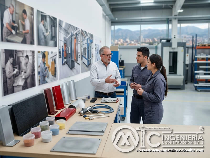 Historia de la pintura en polvo y preparación sandblasting en Bogotá, Colombia. Montajes, Ingeniería y Construcción. MIC SAS. Historia de la pintura en polvo y preparación sandblasting en Bogotá, Colombia. Montajes, Ingeniería y Construcción. MIC SAS.