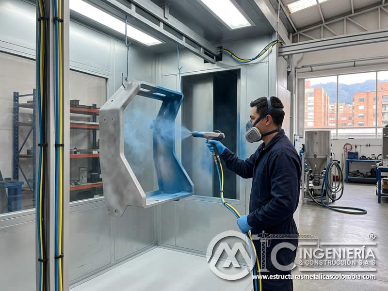 Equipo electrostático eficiente para pintura en polvo con sandblasting en Bogotá, Colombia. Montajes, Ingeniería y Construcción. MIC SAS. Equipo electrostático eficiente para pintura en polvo con sandblasting en Bogotá, Colombia. Montajes, Ingeniería y Construcción. MIC SAS.