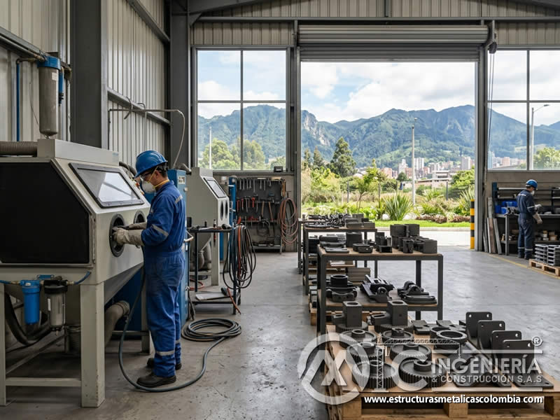 Protección del ecosistema con pintura en polvo y sandblasting en Bogotá, Colombia. Montajes, Ingeniería y Construcción. MIC SAS. Protección del ecosistema con pintura en polvo y sandblasting en Bogotá, Colombia. Montajes, Ingeniería y Construcción. MIC SAS.