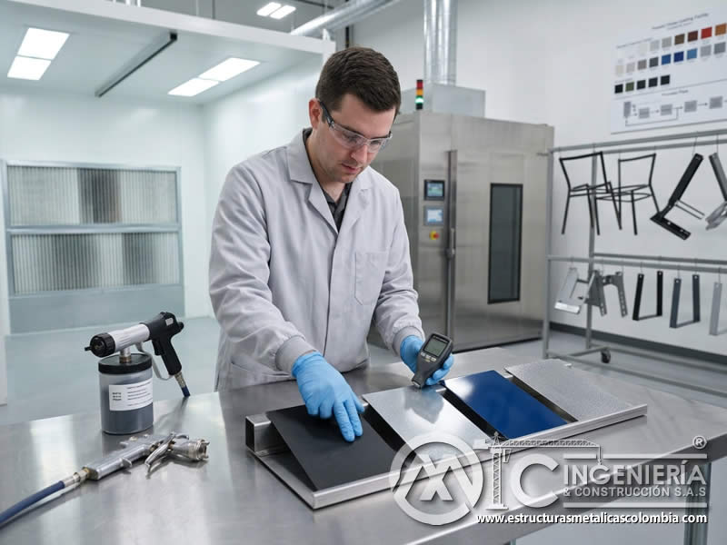 Tecnologías emergentes para mejorar adherencia y durabilidad de pintura en polvo electrostática en diferentes sustratos, con nanotecnología, plasma, promotores y pretratamientos avanzados en Bogotá, Colombia. Montajes, Ingeniería y Construcción. MIC SAS.