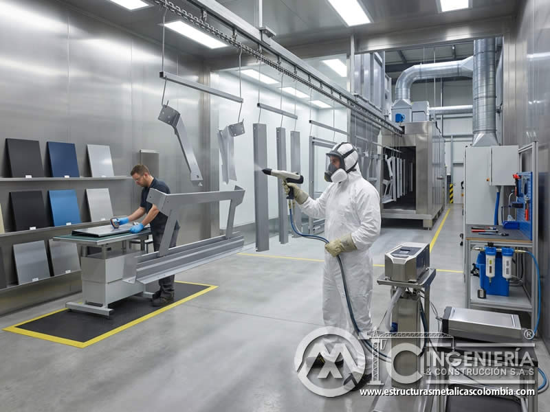 Mejoras en pistolas electrostáticas y equipos de aplicación para optimizar distribución y uniformidad del recubrimiento, con control de caudal, voltaje, patrones de pulverización y eficiencia en Bogotá, Colombia. Montajes, Ingeniería y Construcción. MIC SAS.