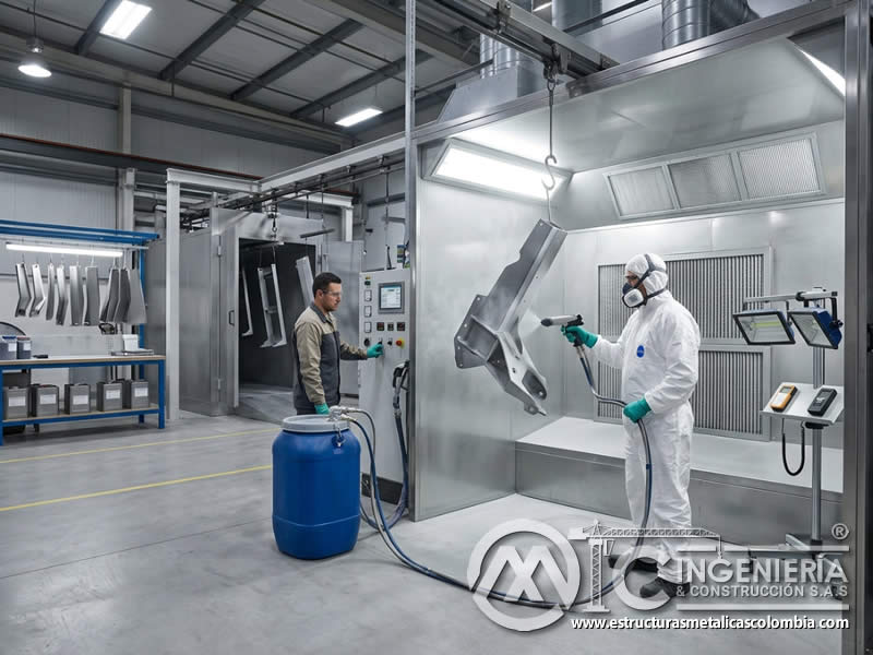 Avances en pinturas electrostáticas para resistir degradación por luz ultravioleta e intemperie, con resinas estables, pigmentos resistentes, aditivos protectores y ensayos de durabilidad en Bogotá, Colombia. Montajes, Ingeniería y Construcción. MIC SAS.