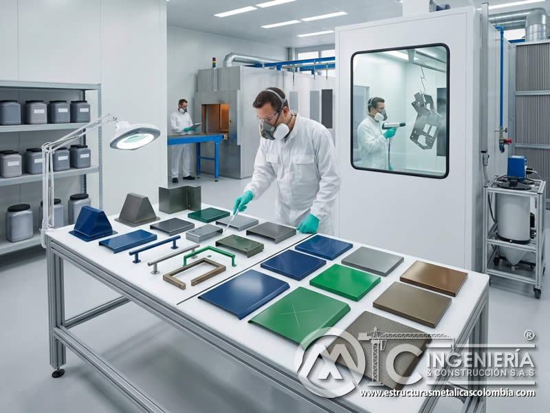 Integración de nanomateriales en pintura en polvo electrostática para mejorar resistencia al desgaste, adherencia, dureza y barrera protectora en Bogotá, Colombia. Montajes, Ingeniería y Construcción. MIC SAS.