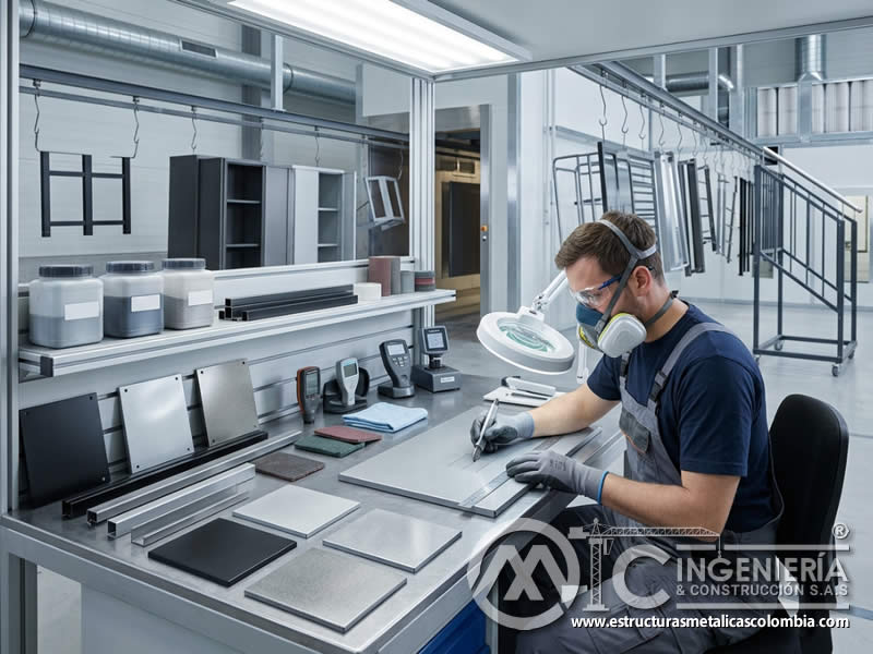 Sistemas de monitoreo en tiempo real para optimizar aplicación de pintura en polvo con control de variables críticas en Bogotá, Colombia. Montajes, Ingeniería y Construcción. MIC SAS.