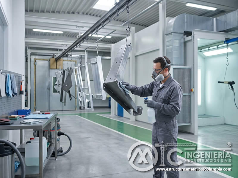 Pinturas en polvo para alta temperatura con resistencia térmica, adherencia, cohesión, estabilidad de color, retardancia de llama y protección en aplicaciones industriales exigentes en Bogotá, Colombia. Montajes, Ingeniería y Construcción. MIC SAS.