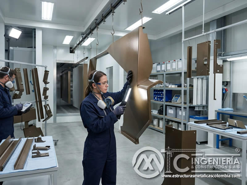 Pinturas en polvo con resistencia superior a abrasión y desgaste mediante nanotecnología, partículas cerámicas, refuerzos funcionales, ensayos mecánicos y acabados durables en Bogotá, Colombia. Montajes, Ingeniería y Construcción. MIC SAS.