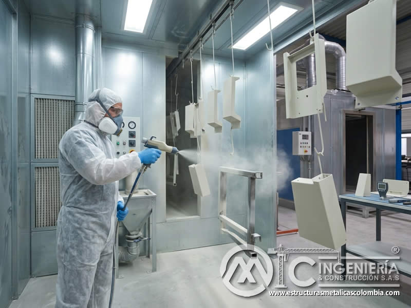 Pinturas en polvo con mayor resistencia a productos químicos y sustancias corrosivas mediante resinas de alto rendimiento, aditivos funcionales, fluoropolímeros y ensayos rigurosos en Bogotá, Colombia. Montajes, Ingeniería y Construcción. MIC SAS.