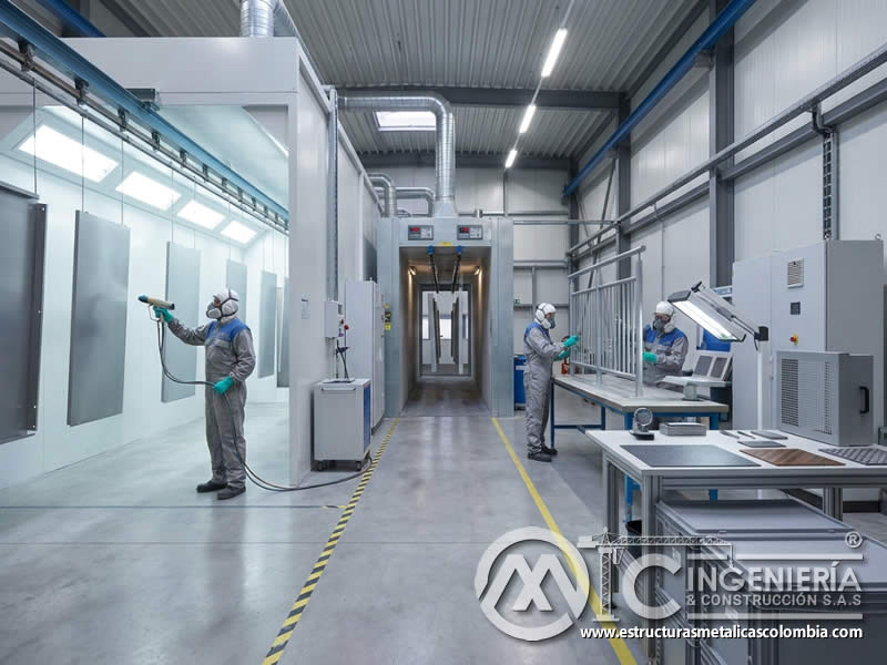 Estrategias de marketing para promocionar acabados personalizados en pintura en polvo mediante muestras metálicas y acabados reales en Bogotá, Colombia. Montajes, Ingeniería y Construcción. MIC SAS.