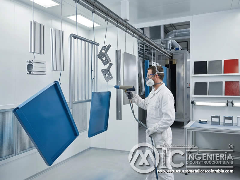 Tendencias en personalización de pinturas en polvo electrostáticas con colores, texturas y efectos para piezas metálicas en Bogotá, Colombia. Montajes, Ingeniería y Construcción. MIC SAS.