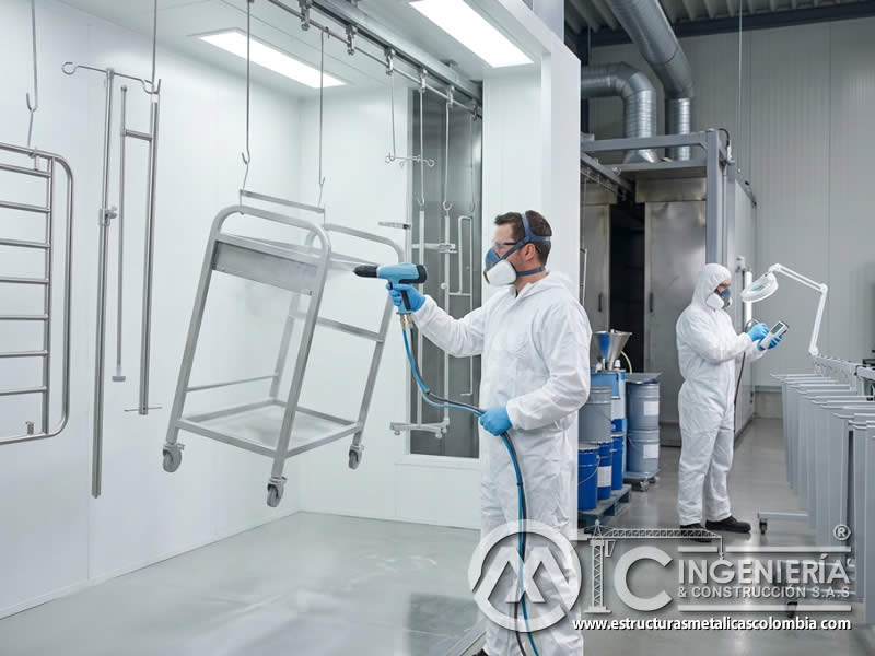 Tecnologías emergentes para mejorar pinturas en polvo antimicrobianas mediante formulaciones avanzadas y control de aplicación en Bogotá, Colombia. Montajes, Ingeniería y Construcción. MIC SAS.