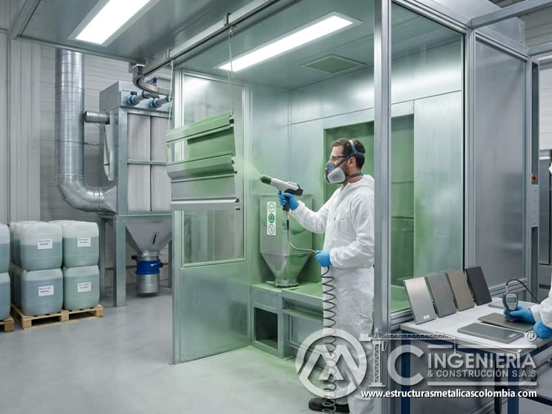 Innovaciones en reciclaje y reutilización de materiales en pinturas en polvo para procesos industriales sostenibles en Bogotá, Colombia. Montajes, Ingeniería y Construcción. MIC SAS.
