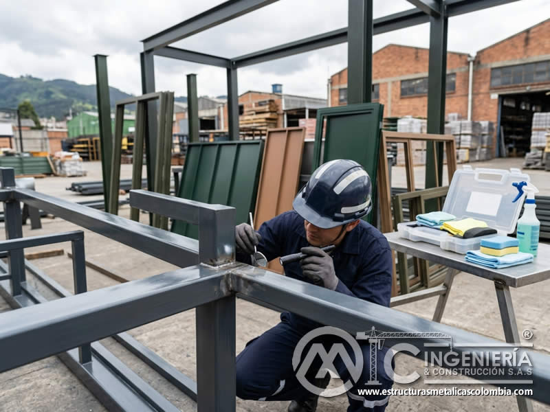 Plan de mantenimiento para pintura en polvo exterior con control de suciedad, humedad y desgaste con revisión final de apariencia, adherencia y uniformidad en Bogotá, Colombia. Montajes, Ingeniería y Construcción. MIC SAS. Plan de mantenimiento para pintura en polvo exterior con control de suciedad, humedad y desgaste con revisión final de apariencia, adherencia y uniformidad en Bogotá, Colombia. Montajes, Ingeniería y Construcción. MIC SAS.
