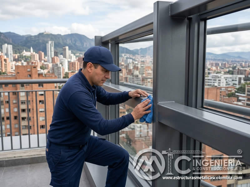 Conservacion estética y funcional de pintura en polvo en Bogotá, Colombia en Bogotá, Colombia. Montajes, Ingeniería y Construcción. MIC SAS.