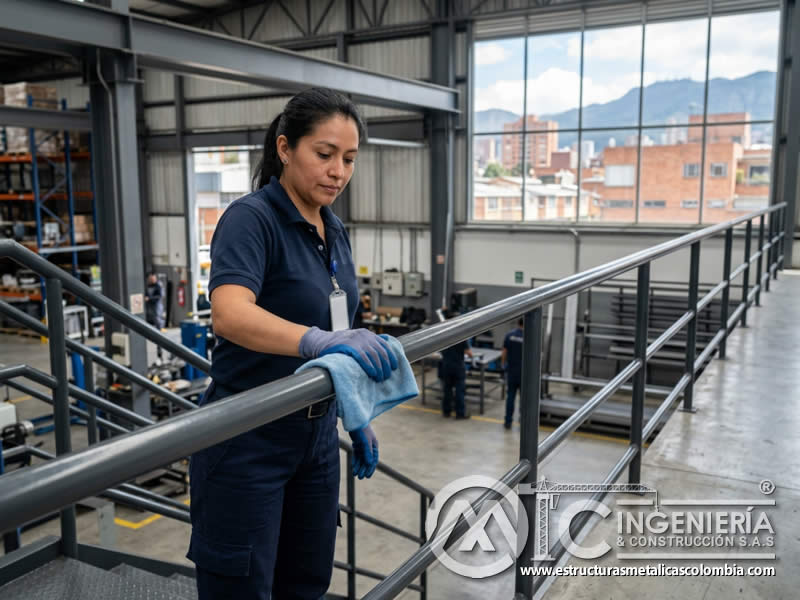 Limpieza regular que retrasa la frecuencia de repintado del acabado en Bogotá, Colombia. Montajes, Ingeniería y Construcción. MIC SAS.