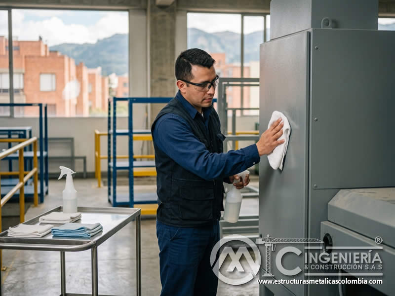 Mantenimiento a largo plazo para reducir repintados innecesarios en Bogotá, Colombia. Montajes, Ingeniería y Construcción. MIC SAS.