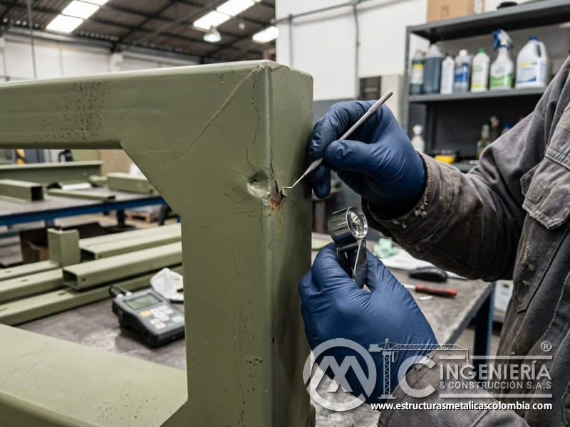 Inspección de textura superficial para detectar contaminación, rayado o mala limpieza evitando desgaste prematuro, manchas o pérdida de adherencia en Bogotá, Colombia. Montajes, Ingeniería y Construcción. MIC SAS. Inspección de textura superficial para detectar contaminación, rayado o mala limpieza evitando desgaste prematuro, manchas o pérdida de adherencia en Bogotá, Colombia. Montajes, Ingeniería y Construcción. MIC SAS.