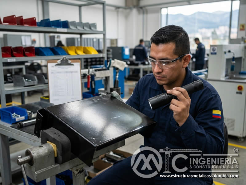 Revisión de estructuras y mobiliario metálico para conservar apariencia y protección cuidando bordes, uniones y zonas de mayor contacto en Bogotá, Colombia. Montajes, Ingeniería y Construcción. MIC SAS. Revisión de estructuras y mobiliario metálico para conservar apariencia y protección cuidando bordes, uniones y zonas de mayor contacto en Bogotá, Colombia. Montajes, Ingeniería y Construcción. MIC SAS.