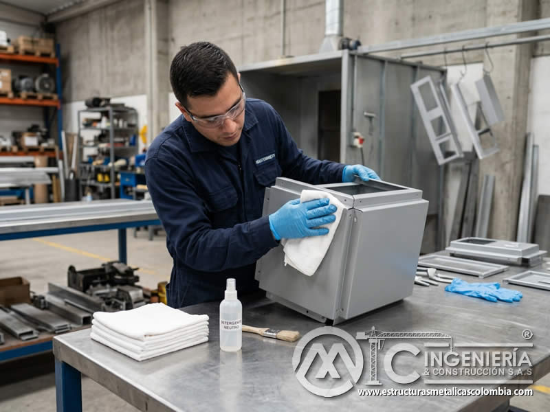 Métodos de inspección aplicados a barandas, perfiles, gabinetes y componentes metálicos antes de decidir retoques, protección adicional o repintado en Bogotá, Colombia. Montajes, Ingeniería y Construcción. MIC SAS. Métodos de inspección aplicados a barandas, perfiles, gabinetes y componentes metálicos antes de decidir retoques, protección adicional o repintado en Bogotá, Colombia. Montajes, Ingeniería y Construcción. MIC SAS.