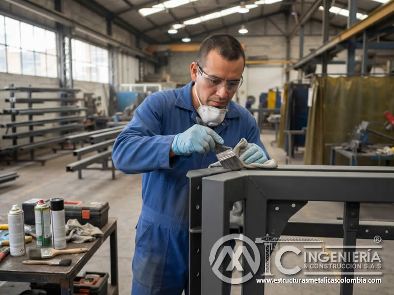 Evitar cepillos duros protege la textura y mantiene uniforme la apariencia de la pintura en polvo con enfoque claro en mantenimiento y protección del acabado en Bogotá, Colombia. Montajes, Ingeniería y Construcción. MIC SAS. Evitar cepillos duros protege la textura y mantiene uniforme la apariencia de la pintura en polvo con enfoque claro en mantenimiento y protección del acabado en Bogotá, Colombia. Montajes, Ingeniería y Construcción. MIC SAS.