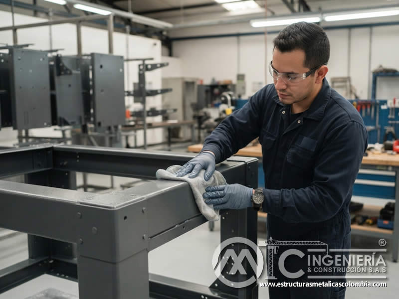 Evitar solventes fuertes ayuda a conservar color, brillo y adherencia de la pintura electrostática como parte de un mantenimiento preventivo bien controlado en Bogotá, Colombia. Montajes, Ingeniería y Construcción. MIC SAS. Evitar solventes fuertes ayuda a conservar color, brillo y adherencia de la pintura electrostática como parte de un mantenimiento preventivo bien controlado en Bogotá, Colombia. Montajes, Ingeniería y Construcción. MIC SAS.