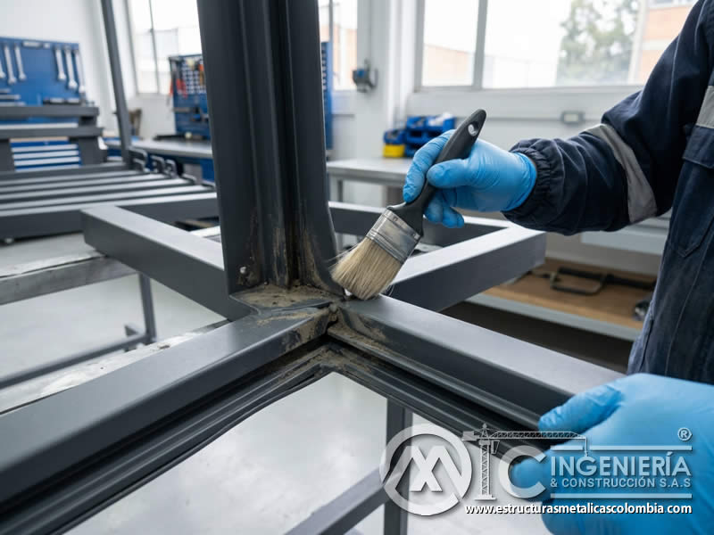 Herramientas abrasivas pueden afectar textura, brillo y continuidad del recubrimiento aplicado sin afectar la protección ni la apariencia de la superficie en Bogotá, Colombia. Montajes, Ingeniería y Construcción. MIC SAS.