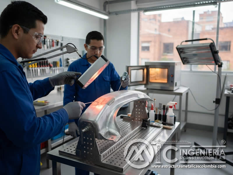 Curado o sellado de zonas reparadas en recubrimientos metálicos en Bogotá, Colombia. Montajes, Ingeniería y Construcción. MIC SAS. Curado o sellado de zonas reparadas en recubrimientos metálicos en Bogotá, Colombia. Montajes, Ingeniería y Construcción. MIC SAS.