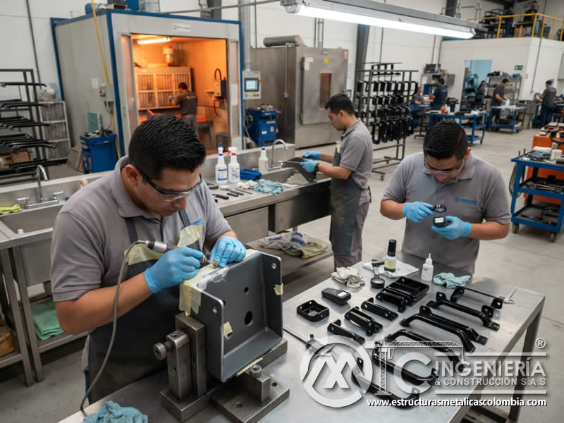 Mantenimiento correctivo para prolongar vida útil de pintura en polvo en Bogotá, Colombia. Montajes, Ingeniería y Construcción. MIC SAS. Mantenimiento correctivo para prolongar vida útil de pintura en polvo en Bogotá, Colombia. Montajes, Ingeniería y Construcción. MIC SAS.