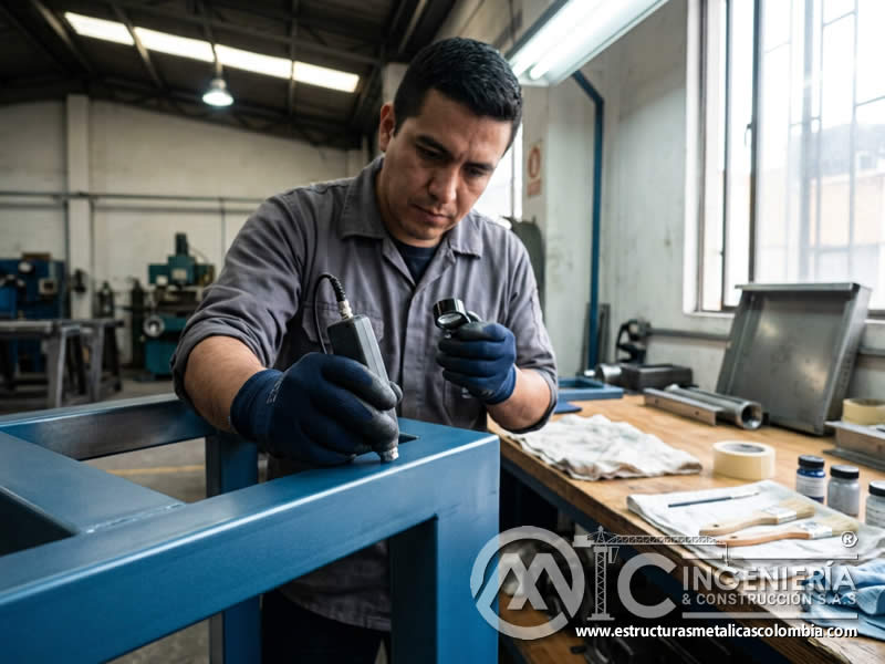Reparacion de superficies con pintura en polvo y evaluacion del dano inicial en Bogotá, Colombia. Montajes, Ingeniería y Construcción. MIC SAS. Reparacion de superficies con pintura en polvo y evaluacion del dano inicial en Bogotá, Colombia. Montajes, Ingeniería y Construcción. MIC SAS.