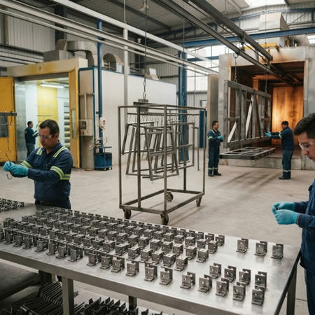 Piezas grandes y complejas requieren más material, espacio, manipulación y tiempo de curado en Bogotá, Colombia. Montajes, Ingeniería y Construcción. MIC SAS.