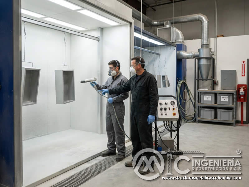 Capacitación específica para operar equipos de aplicación de pintura en polvo electrostática con seguridad, control de riesgos eléctricos, prevención de incendios, uso de EPP y calidad del acabado en Bogotá, Colombia. Montajes, Ingeniería y Construcción. MIC SAS. Capacitación específica para operar equipos de aplicación de pintura en polvo electrostática con seguridad, control de riesgos eléctricos, prevención de incendios, uso de EPP y calidad del acabado en Bogotá, Colombia. Montajes, Ingeniería y Construcción. MIC SAS.