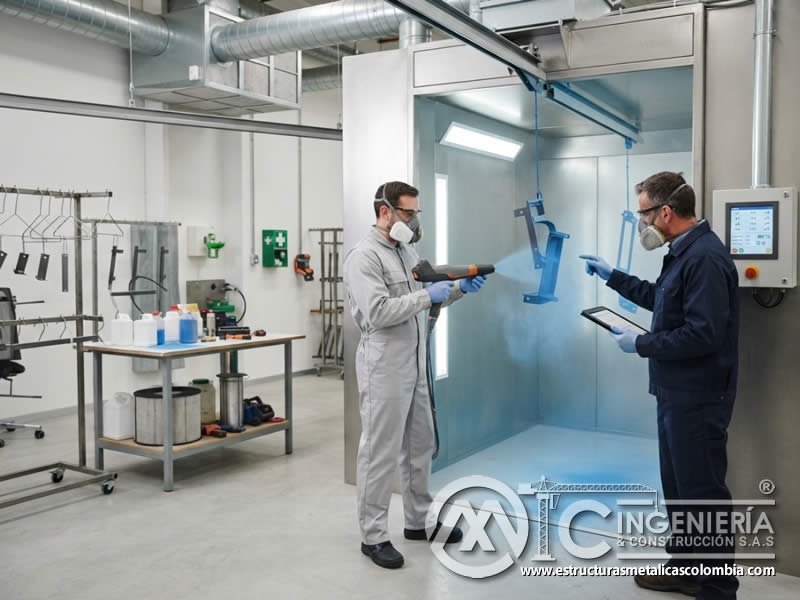 Proceso para obtener certificación en operación de pistolas de pintura electrostática en polvo, con entrenamiento práctico, evaluación técnica, control de parámetros, seguridad eléctrica y mantenimiento básico en Bogotá, Colombia. Montajes, Ingeniería y Construcción. MIC SAS. Proceso para obtener certificación en operación de pistolas de pintura electrostática en polvo, con entrenamiento práctico, evaluación técnica, control de parámetros, seguridad eléctrica y mantenimiento básico en Bogotá, Colombia. Montajes, Ingeniería y Construcción. MIC SAS.