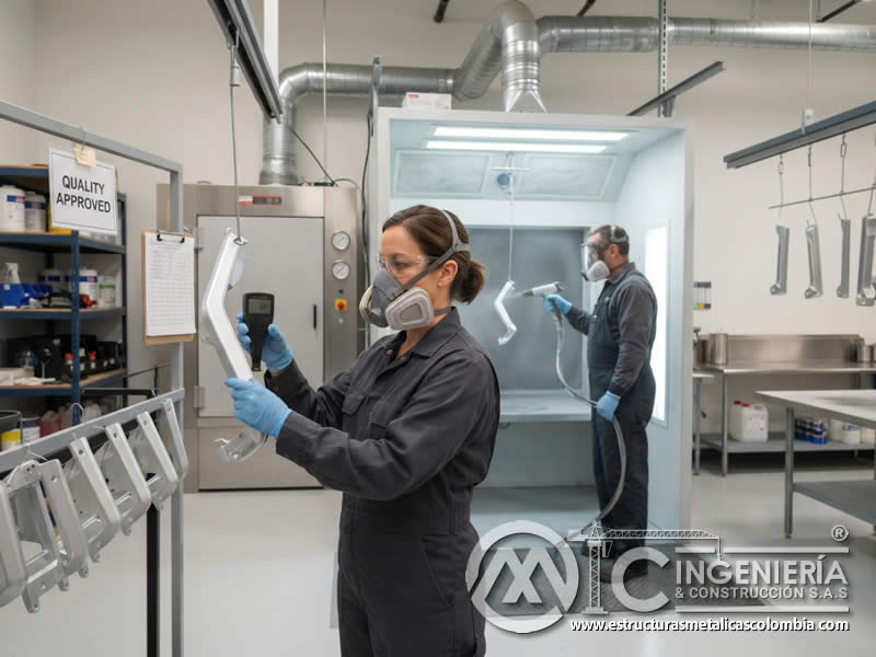 Influencia de certificaciones en la reducción de errores y retrabajos en pintura en polvo electrostática, fortaleciendo técnica de aplicación, control de espesor, preparación, curado, inspección y corrección de defectos en Bogotá, Colombia. Montajes, Ingeniería y Construcción. MIC SAS. Influencia de certificaciones en la reducción de errores y retrabajos en pintura en polvo electrostática, fortaleciendo técnica de aplicación, control de espesor, preparación, curado, inspección y corrección de defectos en Bogotá, Colombia. Montajes, Ingeniería y Construcción. MIC SAS.