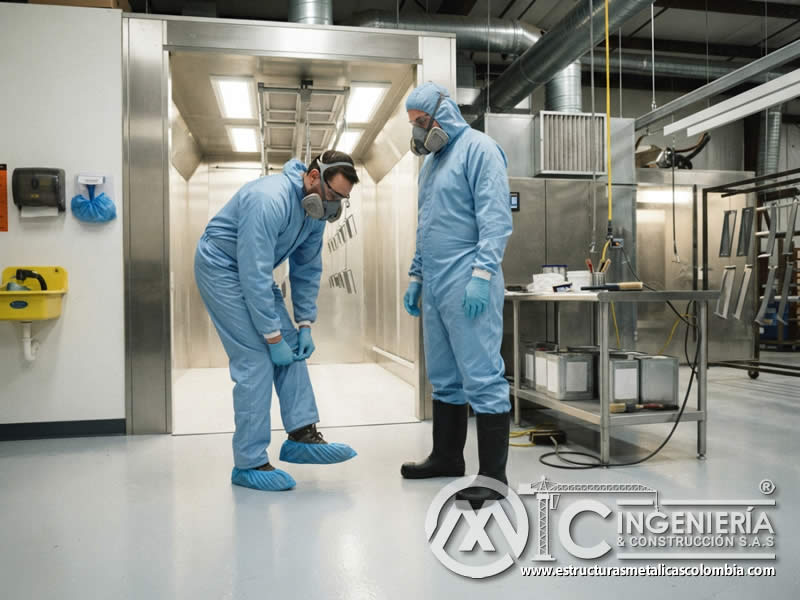 Cubrebotas y calzado impermeable para pintura en polvo, control de contaminación, higiene y protección frente a residuos en Bogotá, Colombia. Montajes, Ingeniería y Construcción. MIC SAS. Cubrebotas y calzado impermeable para pintura en polvo, control de contaminación, higiene y protección frente a residuos en Bogotá, Colombia. Montajes, Ingeniería y Construcción. MIC SAS.