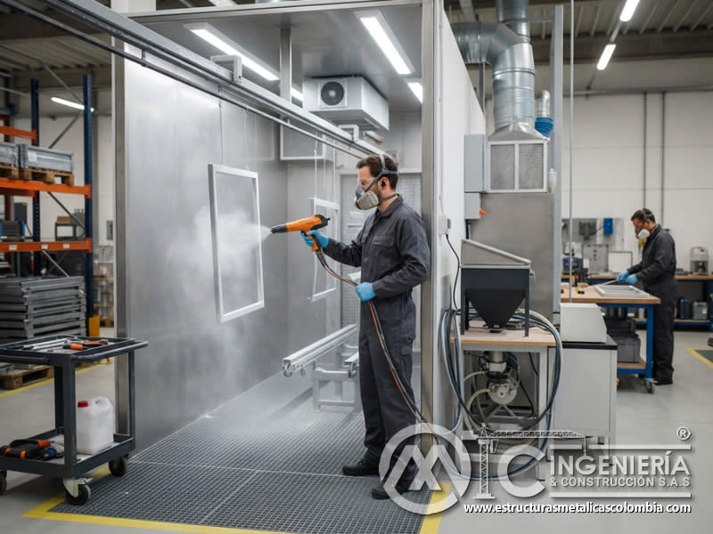 Respiradores para manipulación de pintura en polvo electrostática con protección frente a partículas finas y riesgos respiratorios en Bogotá, Colombia. Montajes, Ingeniería y Construcción. MIC SAS. Respiradores para manipulación de pintura en polvo electrostática con protección frente a partículas finas y riesgos respiratorios en Bogotá, Colombia. Montajes, Ingeniería y Construcción. MIC SAS.