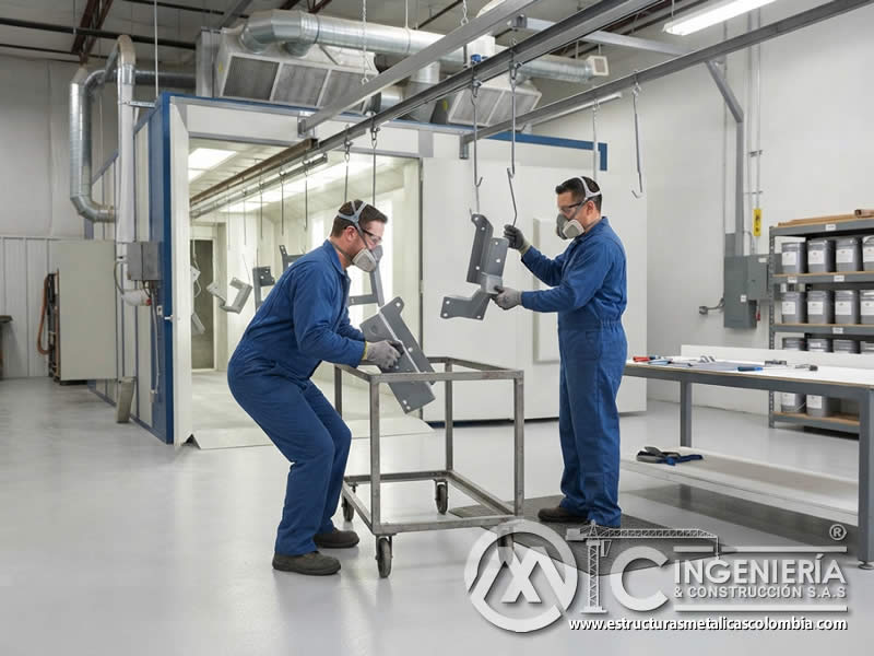 Identificación y control de riesgos ergonómicos en pintura en polvo por posturas forzadas, movimientos repetitivos y cargas en Bogotá, Colombia. Montajes, Ingeniería y Construcción. MIC SAS. Identificación y control de riesgos ergonómicos en pintura en polvo por posturas forzadas, movimientos repetitivos y cargas en Bogotá, Colombia. Montajes, Ingeniería y Construcción. MIC SAS.