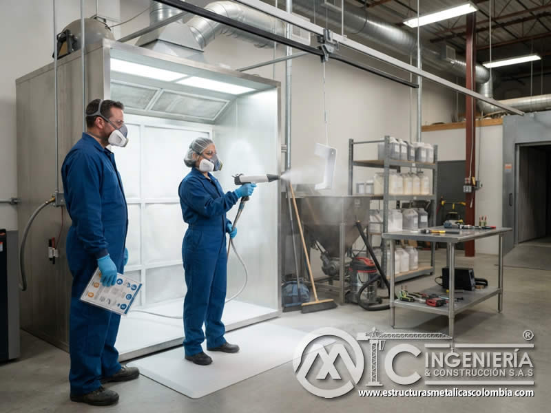 Capacitación en seguridad y manejo de pintura en polvo para salud ocupacional, EPP, prevención y cumplimiento normativo en Bogotá, Colombia. Montajes, Ingeniería y Construcción. MIC SAS. Capacitación en seguridad y manejo de pintura en polvo para salud ocupacional, EPP, prevención y cumplimiento normativo en Bogotá, Colombia. Montajes, Ingeniería y Construcción. MIC SAS.