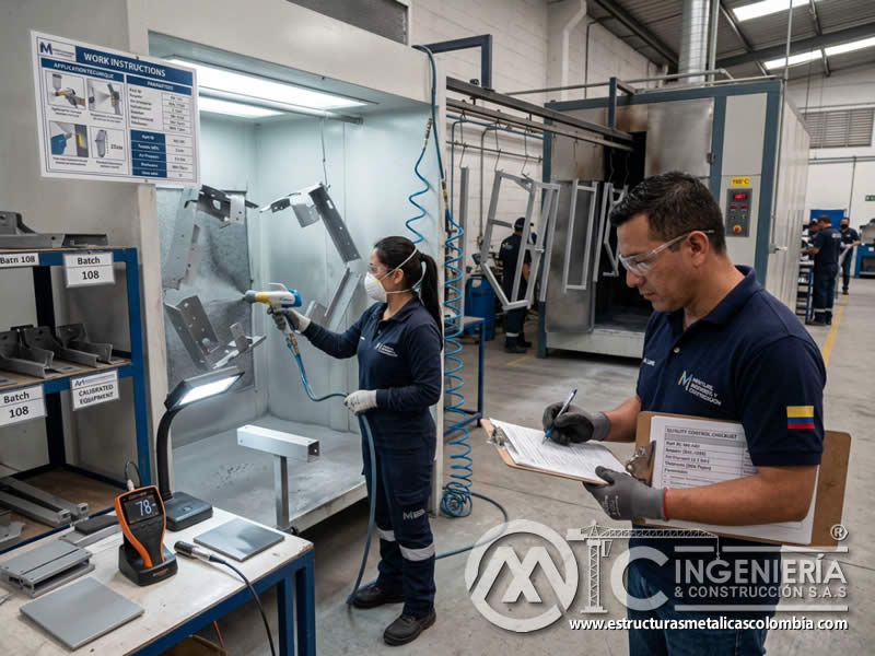 Control de errores humanos en procesos de pintura en polvo en Bogotá, Colombia. Montajes, Ingeniería y Construcción. MIC SAS. Control de errores humanos en procesos de pintura en polvo en Bogotá, Colombia. Montajes, Ingeniería y Construcción. MIC SAS.