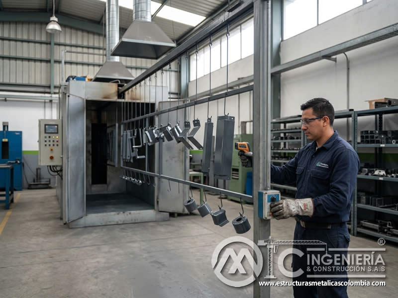 Secado y enfriamiento controlado para pintura en polvo resistente en Bogotá, Colombia. Montajes, Ingeniería y Construcción. MIC SAS. Secado y enfriamiento controlado para pintura en polvo resistente en Bogotá, Colombia. Montajes, Ingeniería y Construcción. MIC SAS.