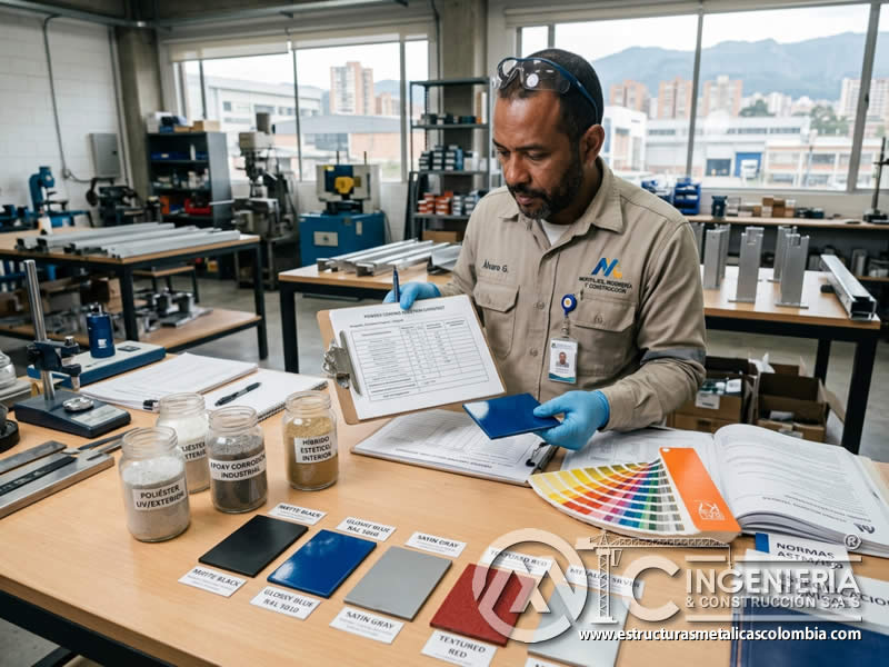 Selección del tipo de pintura en polvo para recubrimientos metálicos en Bogotá, Colombia. Montajes, Ingeniería y Construcción. MIC SAS. Selección del tipo de pintura en polvo para recubrimientos metálicos en Bogotá, Colombia. Montajes, Ingeniería y Construcción. MIC SAS.