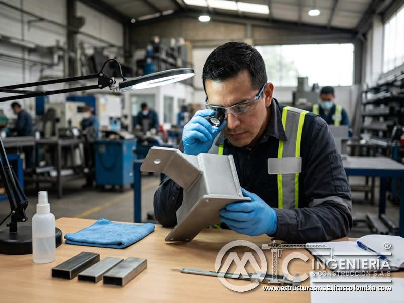 Distancia de pistola para pintura en polvo con sandblasting en Bogotá, Colombia. Montajes, Ingeniería y Construcción. MIC SAS.