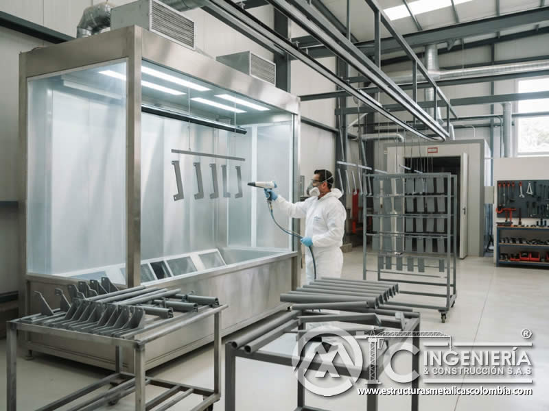 Pintura en polvo sin solventes para procesos industriales eficientes metálico en Bogotá, Colombia. Montajes, Ingeniería y Construcción. MIC SAS. Pintura en polvo sin solventes para procesos industriales eficientes metálico en Bogotá, Colombia. Montajes, Ingeniería y Construcción. MIC SAS.