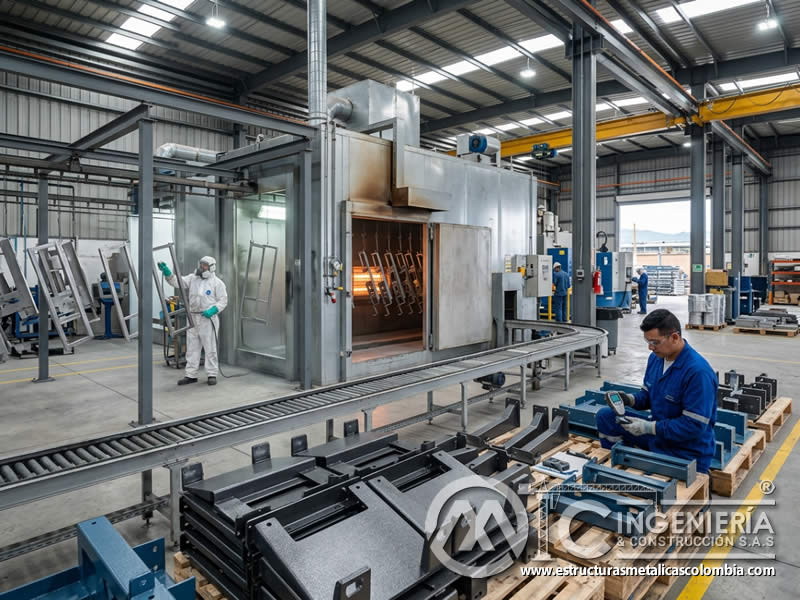 Proceso integral de pintura en polvo termoendurecible para industria metálico en Bogotá, Colombia. Montajes, Ingeniería y Construcción. MIC SAS. Proceso integral de pintura en polvo termoendurecible para industria metálico en Bogotá, Colombia. Montajes, Ingeniería y Construcción. MIC SAS.