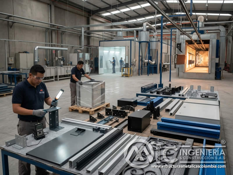 Aplicaciones industriales de la pintura en polvo de poliuretano en Bogotá, Colombia. Montajes, Ingeniería y Construcción. MIC SAS. Aplicaciones industriales de la pintura en polvo de poliuretano en Bogotá, Colombia. Montajes, Ingeniería y Construcción. MIC SAS.